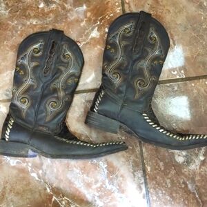 INDOMABLES Western Leather Boots Size 8